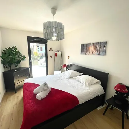Magnifique 2 Pieces, Equipe, Terrasse Privee شقة كولمار